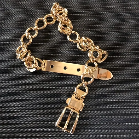 Gold Tone Chain Link Belt ~ Vintage